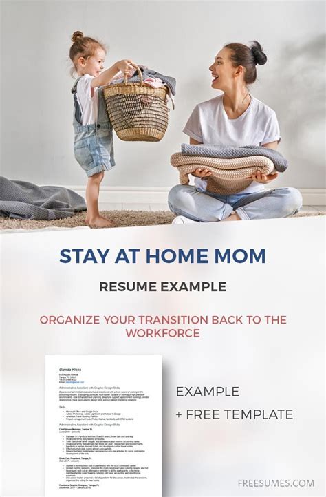 Empowering Stay At Home Moms Resume Example