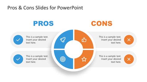 Pros And Cons 4 Steps Ppt Diagram Slidemodel