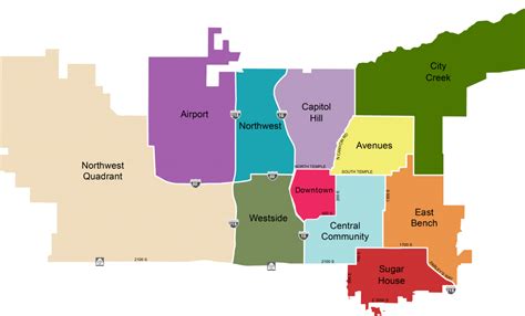 Salt Lake City Neighborhoods Map