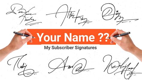 ️ How To Draw Signature Like A Billionaire Best Signature For My Name