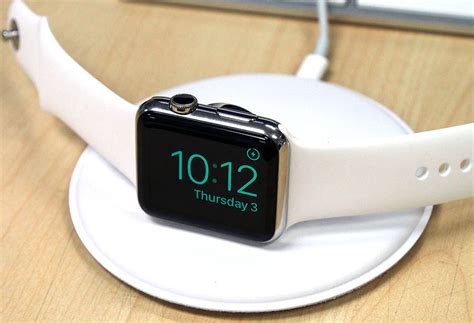 The new charging dock is available through apple.com or at previously apple only offered the twelve south forté charging stand on its apple watch accessories page. Up close with the "official" Apple Watch magnetic charging ...