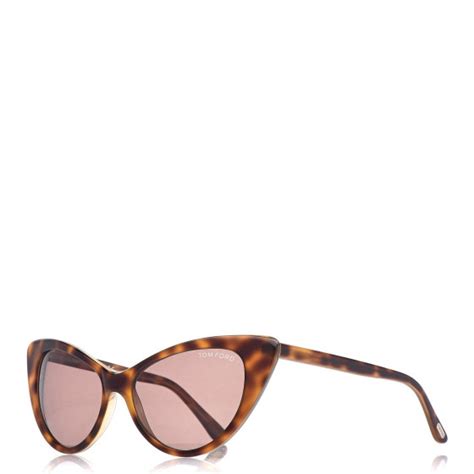 Tom Ford Nikita Cat Eye Sunglasses Tf173 Brown 409803 Fashionphile