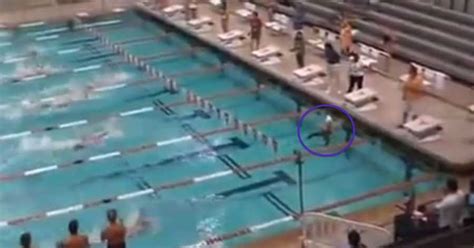 Swimmer Gets Disqualified But It Doesnt Matter He Still Amazed