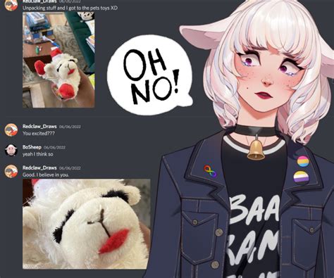 Bo Sheep Sheeptuber On Twitter I Was Looking For A Link In My Convo With Redclawdraws And
