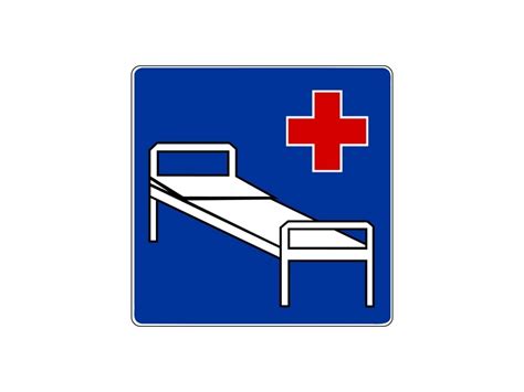 Znak Drogowy D 21 Szpital”