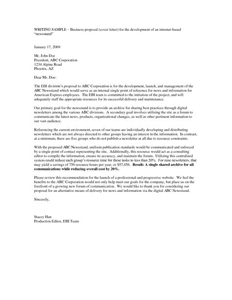 Business Plan Cover Letter Sample Cover Letters