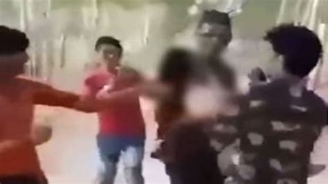 Three Indian Men Held Over Molestation Viral Video Bbc News