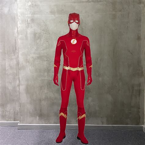 Costumes Reenactment Theatre The Flash Costume Cosplay Suit Barry Allen The Flash Season 5