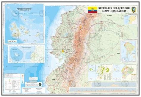 Mapa Geográfico de Ecuador