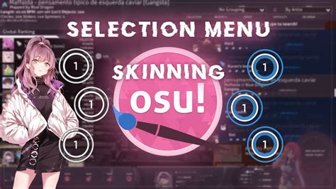 How To Make An Osu Skin Selection Menu Beginner Skinning Youtube