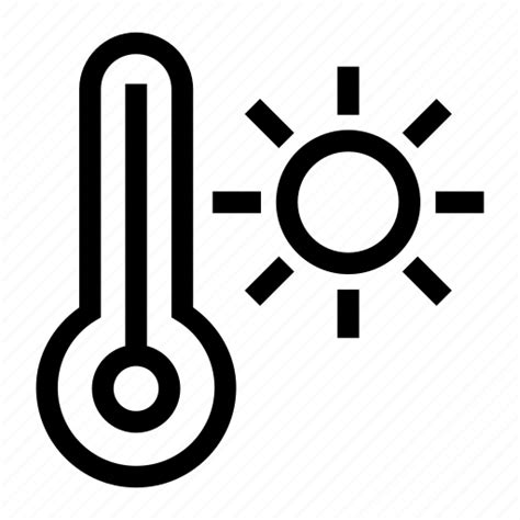 Hot Weather Cloud Cloudy Temperature Icon Download On Iconfinder