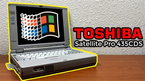 The Toshiba Windows 98 Laptop 435cds Overview And Exploration Youtube
