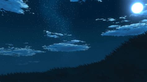 Starry Night Clouds Live Wallpaper Wallpaperwaifu