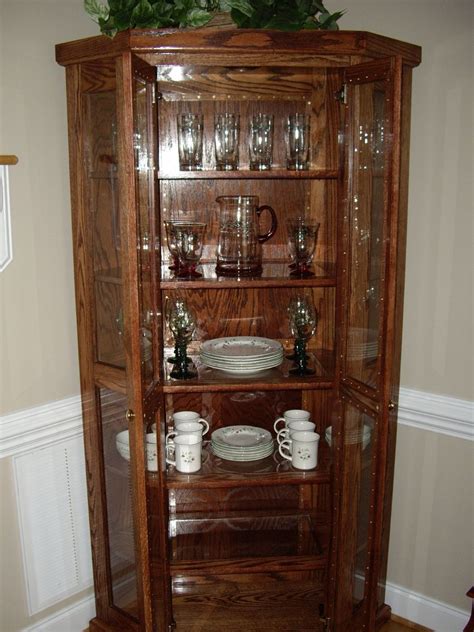 Custom Qak Corner China Cabinet by D N Yager Woodworks CustomMade.com ...