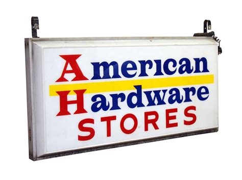 American Hardware Store Sign Olde Good Things