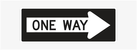 One Way Right One Way Sign 700x500 Png Download Pngkit