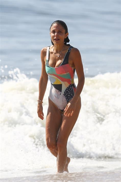 Bethenny Frankel Goes Surfing In A One Piece Swimsuit