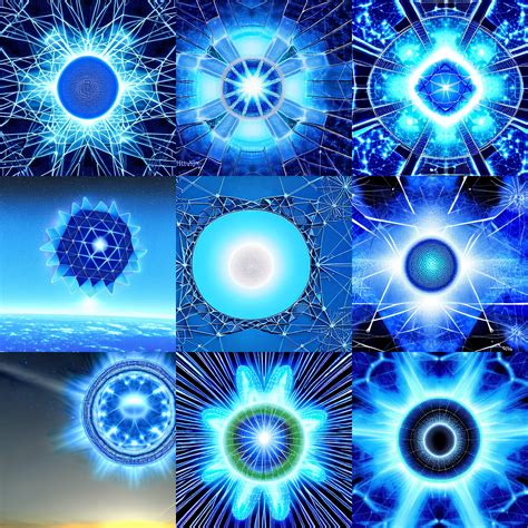 a giant blue star hidden by an artificial | Stable Diffusion