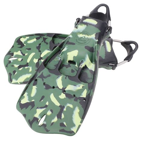 Warwolf Jet Fin Camo Green Divehubid Get Your Dive Gear Here