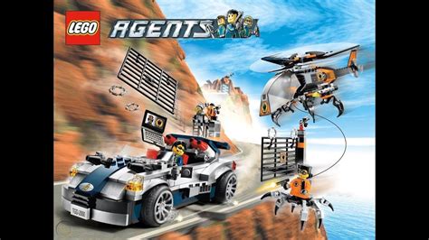 Lego Instruction Turbocar Chase Lego® Agents 8634 Booklet Youtube
