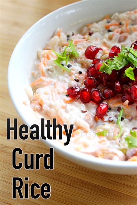 Indian healthy diet food recipes for weight reduction. Curd Rice Recipe - Healthy Curd Rice For Weight Loss ...