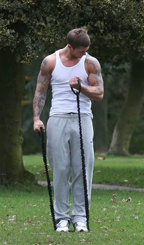 Dan Osborne Shows Off His Muscles Mirror Online