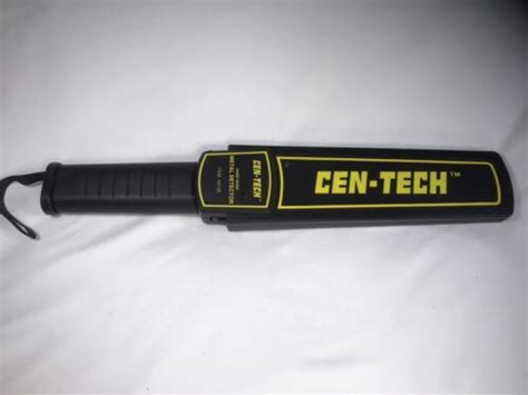 Cen Tech Hand Wand Metal Detector Metal Detector For Sawmill