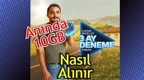 Türk Telekom 10 GB İnternet Hediye Her Gün Kazan Türk Telekom