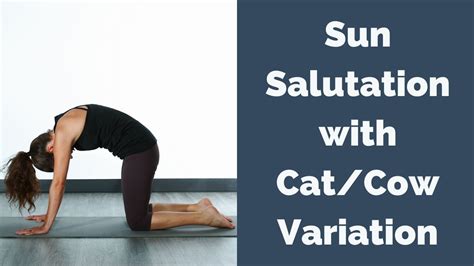 Sun Salutation With Cat Cow Variation Youtube