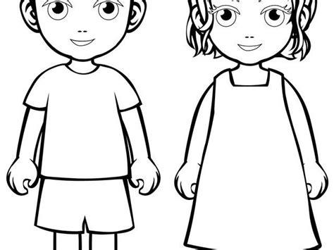 Boy And Girl Coloring Pages At Getdrawings Free Download