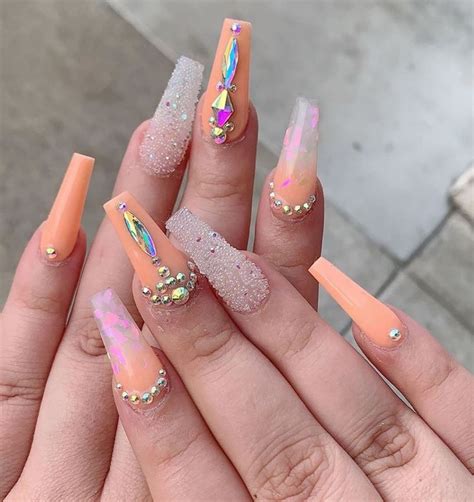 55 Long Acrylic Nail Ideas To Express Your Personality Nails Long