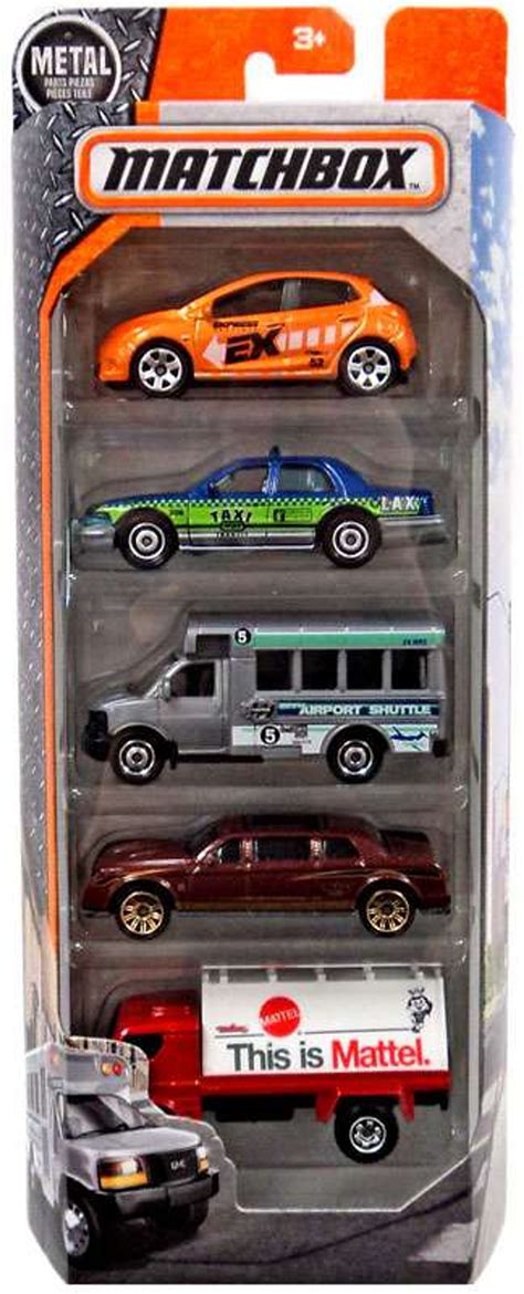 Matchbox Extraordinary Vehicles Diecast Vehicle 5 Pack City Mattel Toys