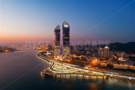 Xiamen Aerial View Sunset Songquan Photography