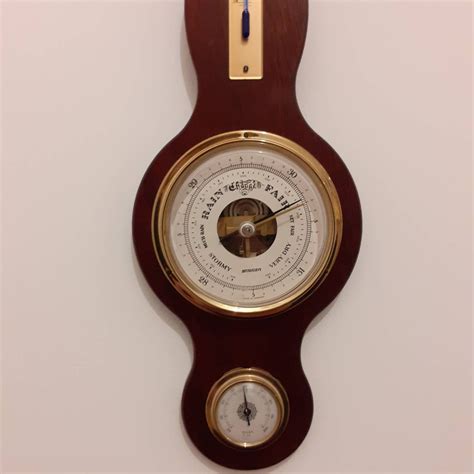 Staiger German Barometer Vintage Wooden Nautical Barometer Etsy