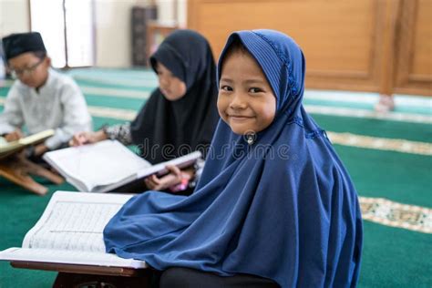 Kid Learning To Read Quran Stock Image Image Of Learn 180936561