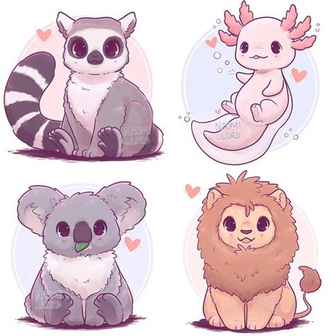 Naomi Lord On Instagram “ 🌸 A Few Of My Most Recent Kawaii Animals 🌸