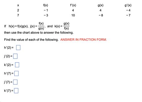 [solved] if h x f x g x j x frac{f x }{g x }