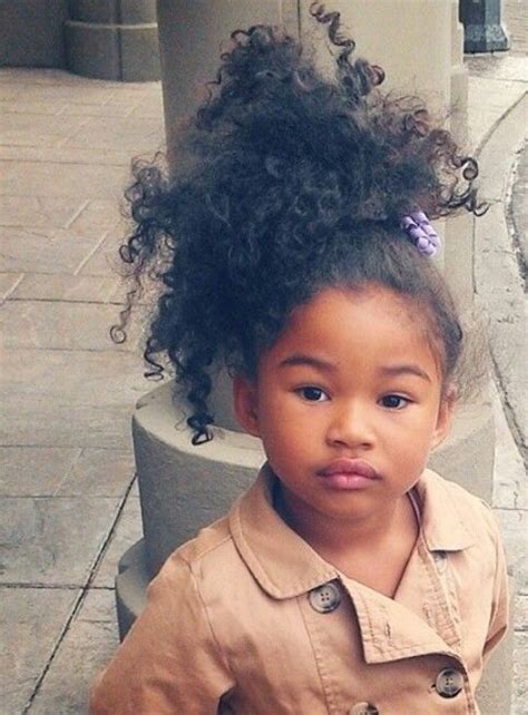 It's not only super easy to create, meaning it will take no time at all, but it's also adorable! 40 Cute Hairstyles for Black Little Girls | herinterest.com/