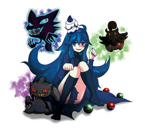 Hex Maniac Litwick Haunter Banette And Pumpkaboo Pokemon And More Drawn By Hondy Danbooru