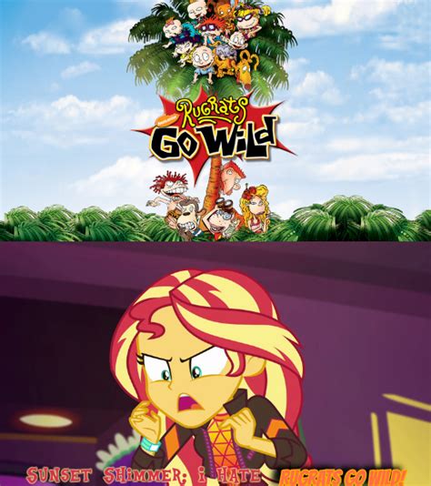 Sunset Shimmer Hates Rugrats Go Wild By Questphillips On Deviantart