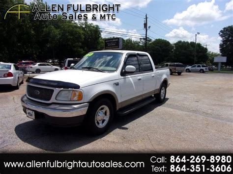 Used 2003 Ford F 150 Lariat Supercrew 2wd For Sale In Greenville Sc