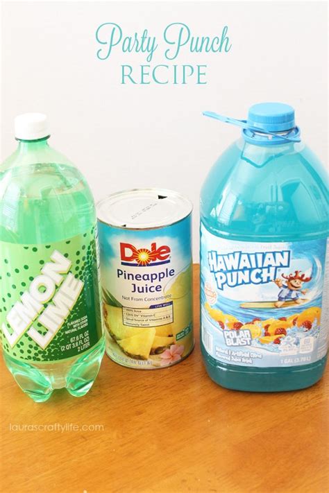 Blue Hawaiian Punch Recipe For Baby Shower Delicious Blue Punch
