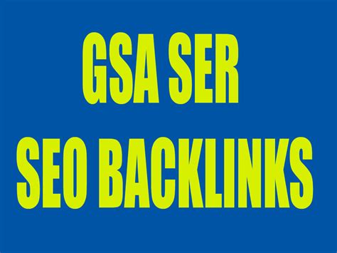 500000 High Quality Verified Gsa Seo Backlinks For 3 Seoclerks