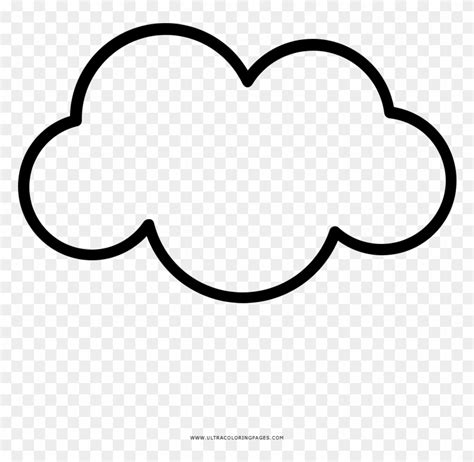 Cloudy Coloring Page Hd Png Download 1000x10003040365 Pngfind