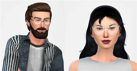 Scintille V3 A Sims 4 Cc Glasses