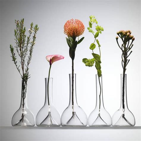 Single Flower Glass Vase Find Unique Glass Flower Holders Single