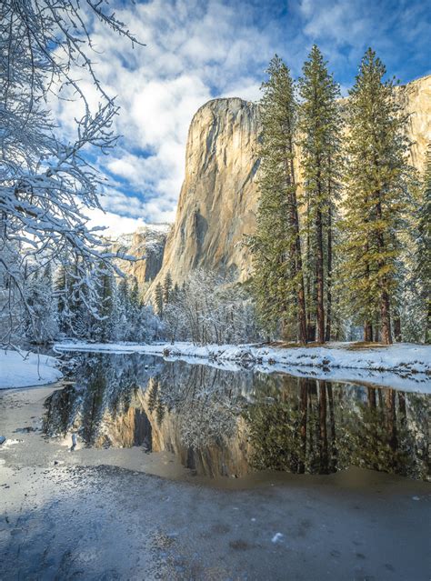 Cathedral Beach Clearing Winter Storm Yosemite Winter Wo Flickr