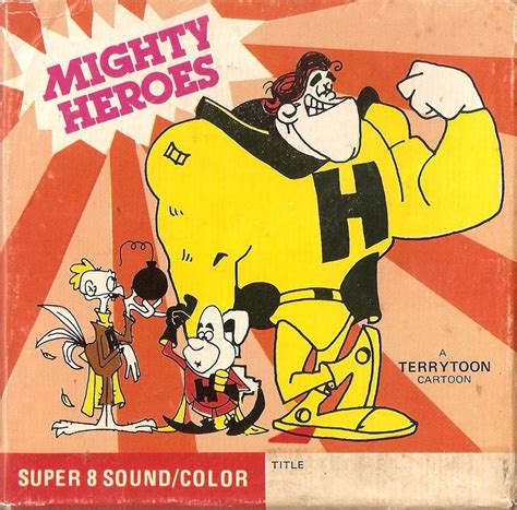The Mighty Heroes Terrytoons Cartoons Comics Vintage Cartoon