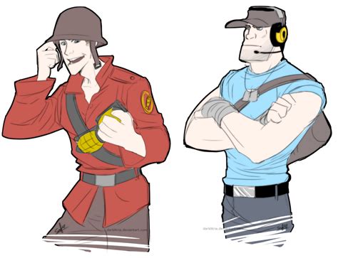 Tf2 Crossdressing Solly And Scout By Darklitria On Deviantart Star