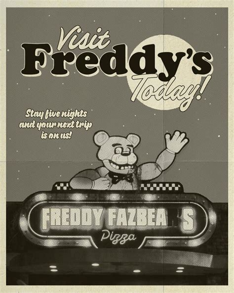 New Poster Released For The Five Nights At Freddys Movie Gonintendo